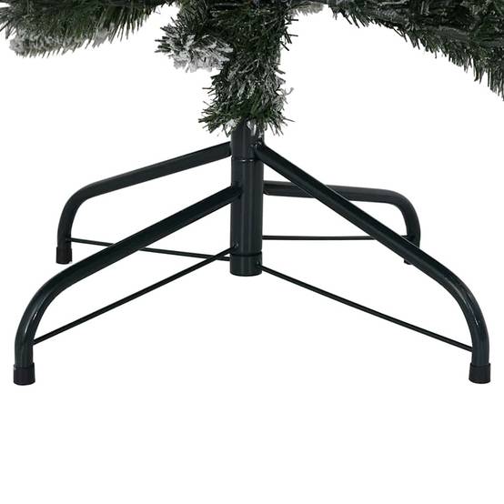 Sapin Artificiel Enneigé 120 cm avec Décorations et Lumières LED Blanc Chaud Incluses – ComfortXL Outdoor Living - Image 6