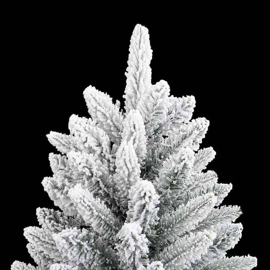 Sapin Artificiel Enneigé 120 cm avec Décorations et Lumières LED Blanc Chaud Incluses – ComfortXL Outdoor Living - Image 5