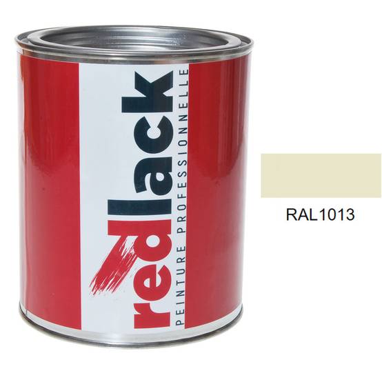 Peinture Blanc perlé RAL 1013 Satiné multisupport 1L Redlack - Image 1
