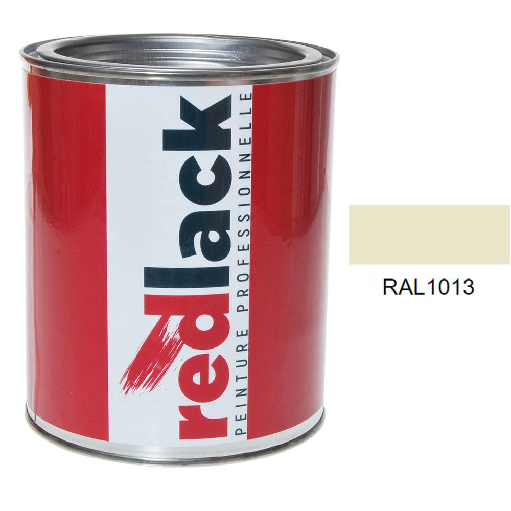 Peinture Blanc perlé RAL 1013 Satiné multisupport 1L Redlack - Image 1