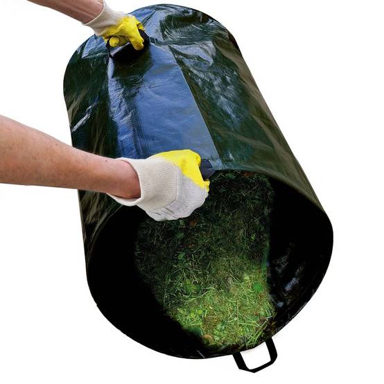 Sac de jardin réutilisable - sac déchet vert - 70 Litres - Vert - TERRE JARDIN - Image 3