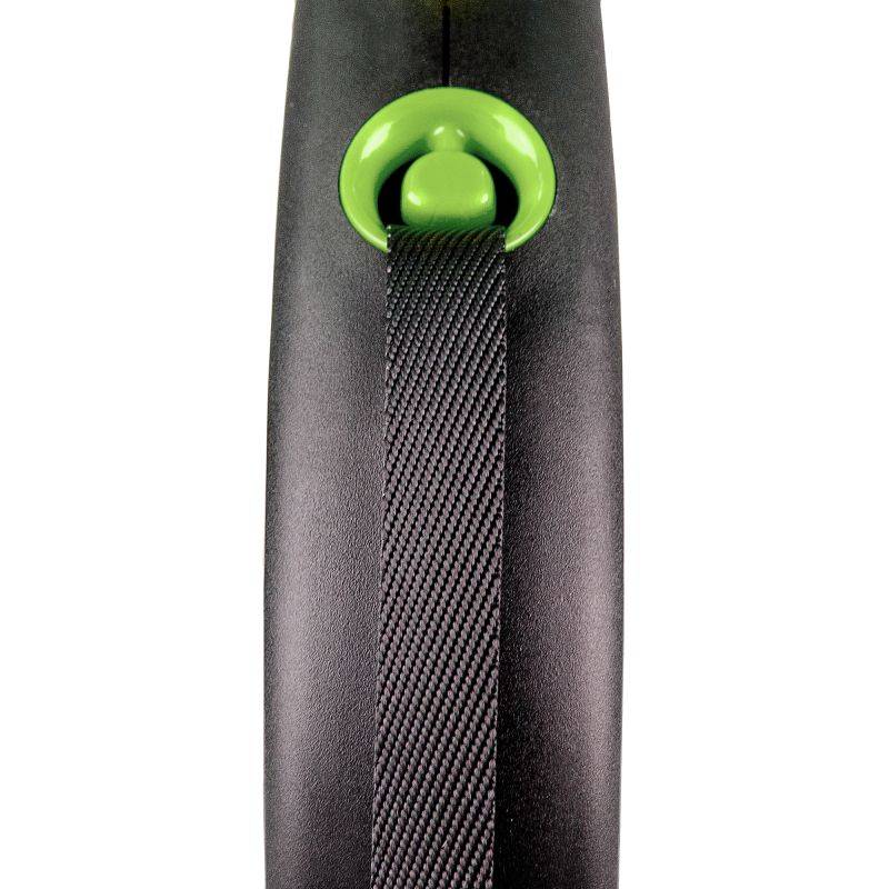 Flexi - Laisse Black Design M Tape 5m black/ green FU22T5-251-S-CG Flexi - Image 2