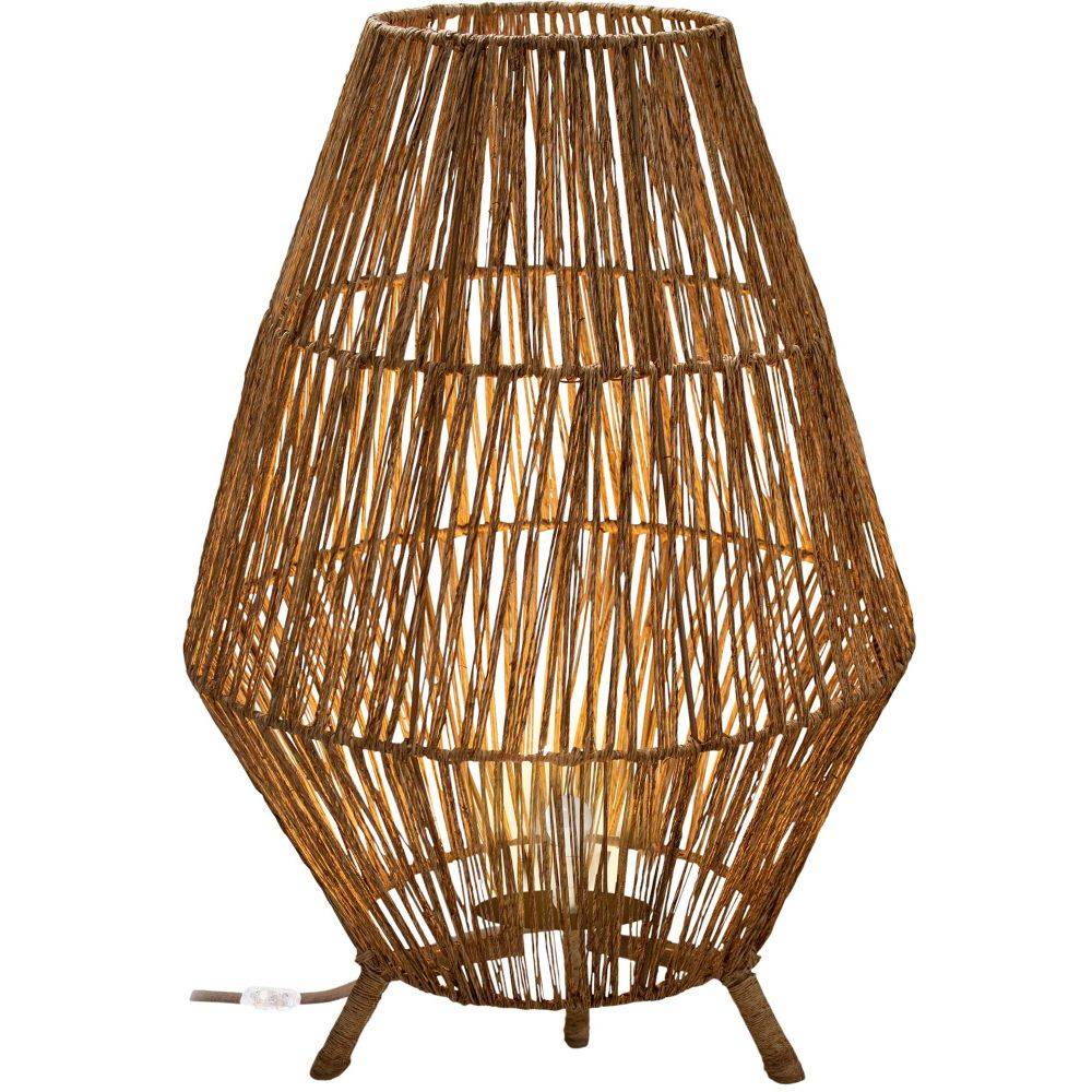 Lampe de jardin en jute Sisine 70 cm Alimentation électrique - Image 3