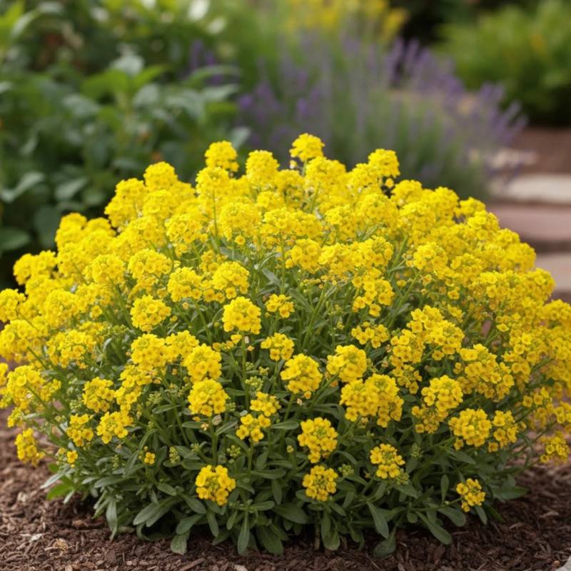 Alysse des montagnes à fleurs Jaune/ - feuillage Persistant - Godet