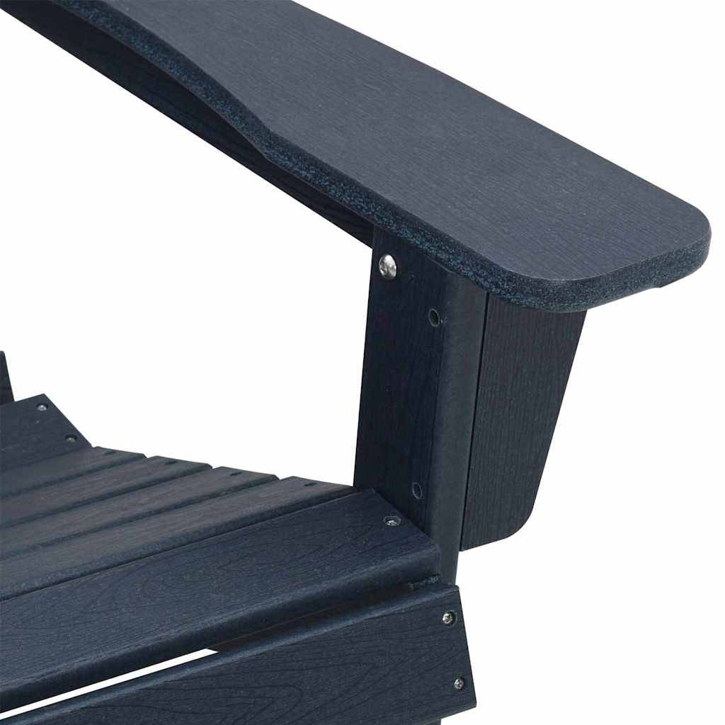 ComfortXL - Salon de Jardin Adirondack 3pcs Plastique avec Table Basse pour Balcon Bleu Marine – ComfortXL Outdoor Living - Image 9