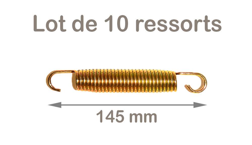 Kangui - Lot de 10 ressorts trampoline Gold 145 mm Kangui - Image 2