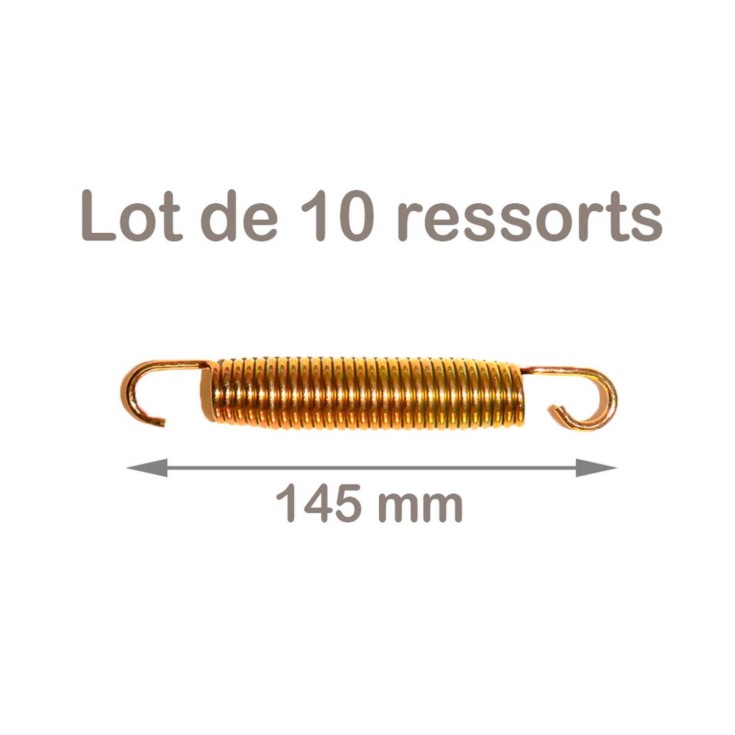 Kangui - Lot de 10 ressorts trampoline Gold 145 mm Kangui - Image 4