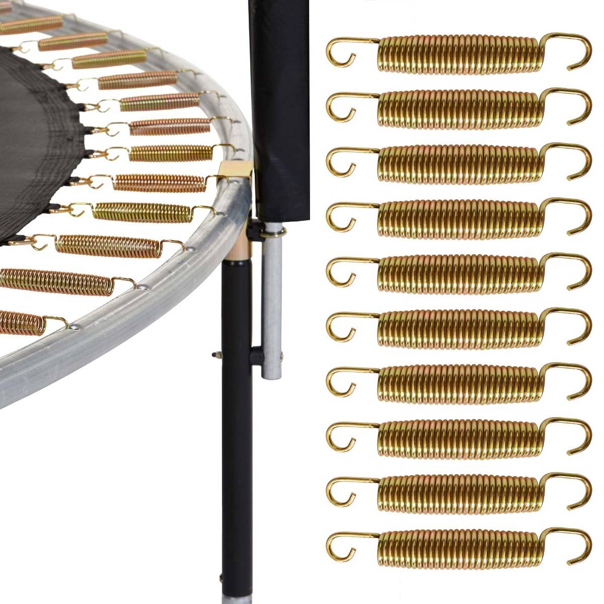 Kangui - Lot de 10 ressorts trampoline Gold 145 mm Kangui - Image 5