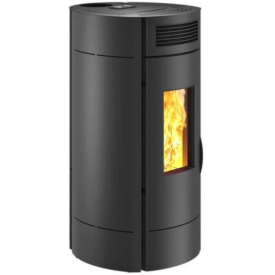 Invicta - Poêle à granulés étanche Lodi 6 6,4 kW WiFi 80/130 ventouse noir - INVICTA - Image 1
