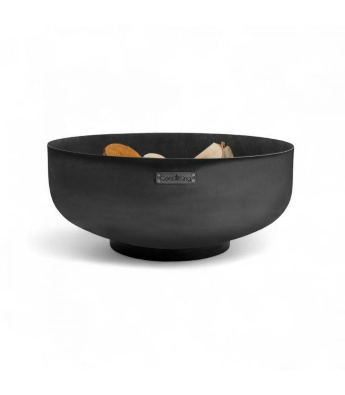 Braséro de jardin XXL PALERMO, 60cm de diamètre,  acier naturel, CookKing, 111560