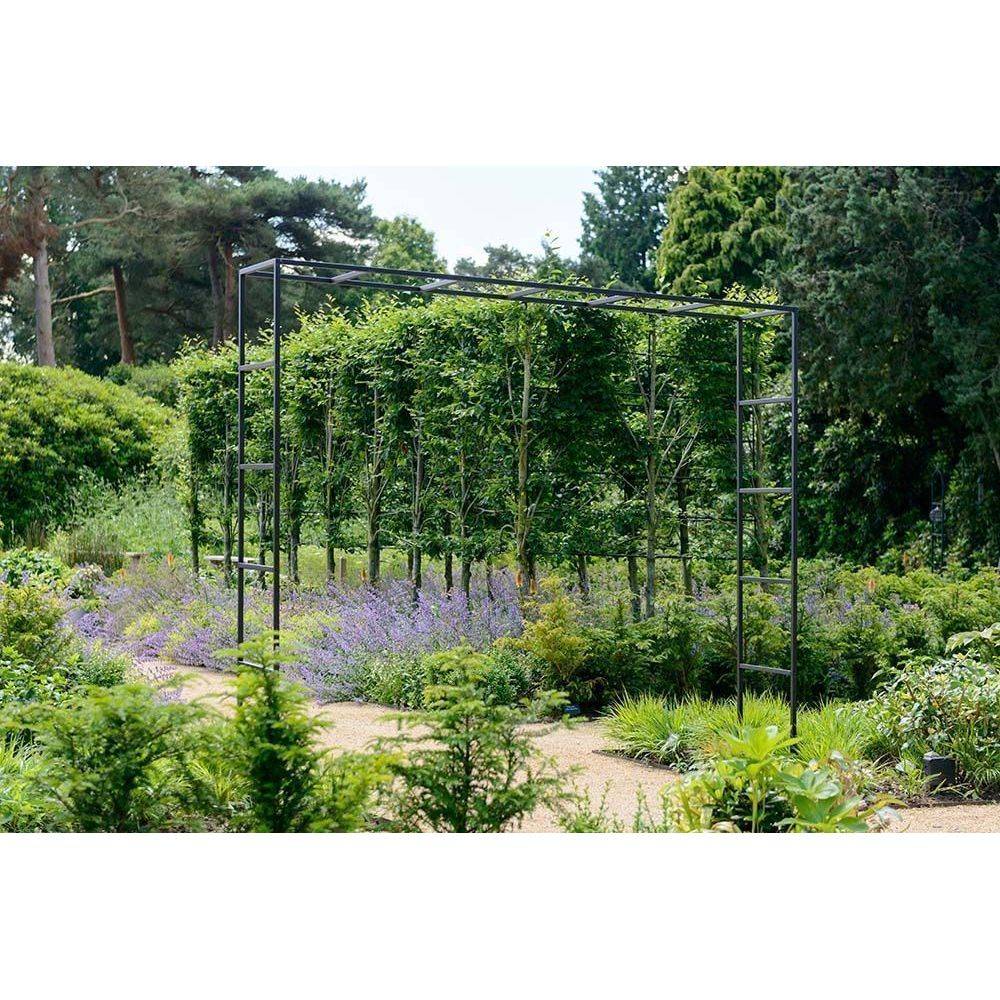 Harrod Horticultural - Arche de jardin carrée en acier galvanisé Square Longueur 3m - Image 4