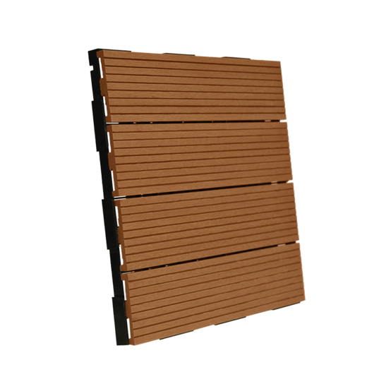 Dalle en composite Snap & Go (lot de 4) - Brun 30 x 30 cm - Snap & Go - Image 4