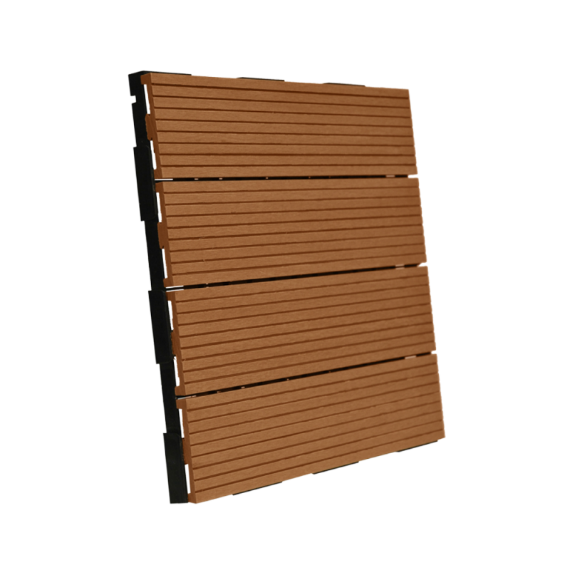 Dalle en composite Snap & Go (lot de 4) - Brun 30 x 30 cm - Snap & Go - Image 4