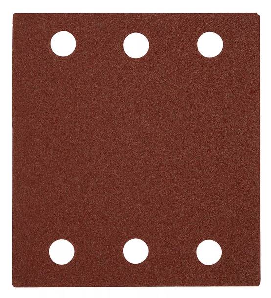 Einhell - Feuilles abrasives pour ponceuse orbitale – 102 x 114 mm – Grain P40 à P240 – Lot de 12 - Image 1
