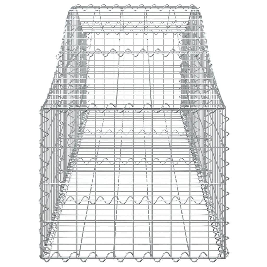 Vidaxl - Paniers à gabions arqués 10 pcs 200x50x40/60 cm fer galvanisé vidaXL 3145585 - Image 6