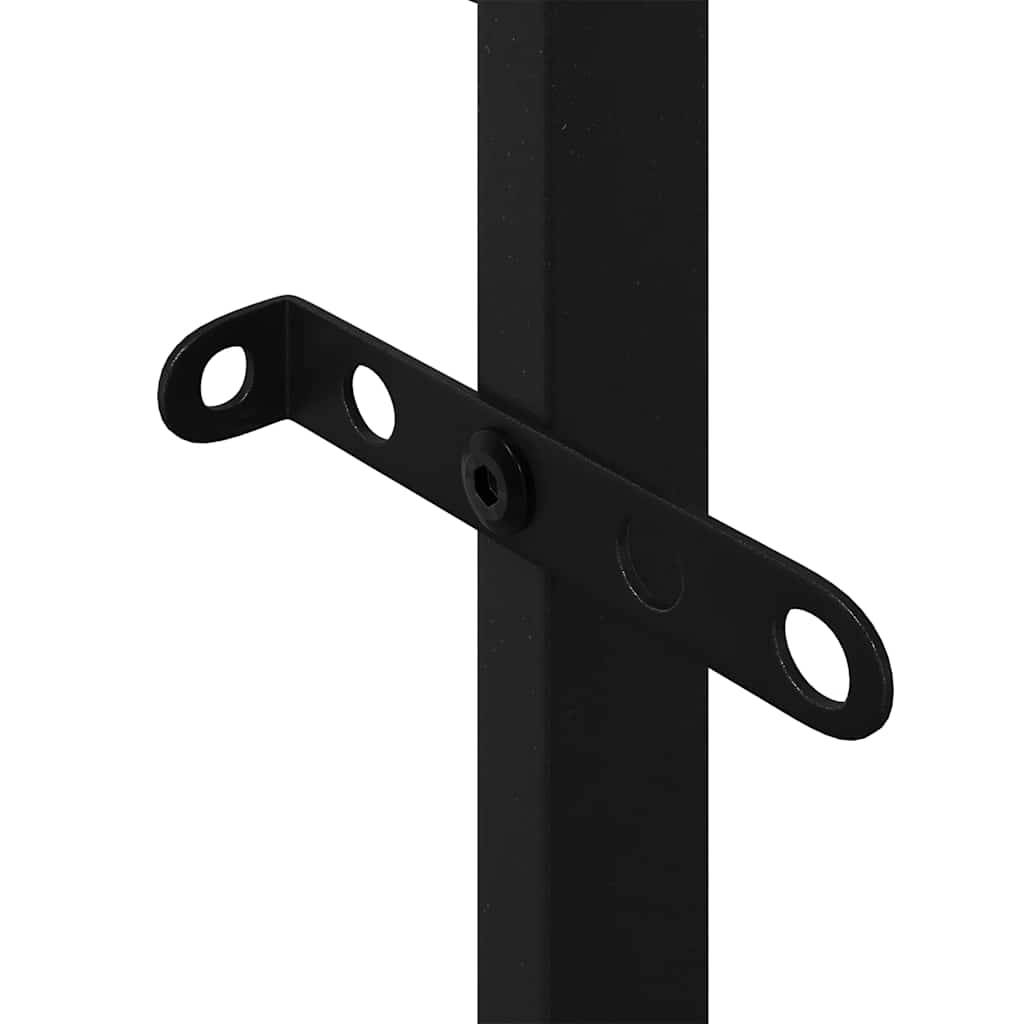 Range-bûches vertical acier pour intérieur & extérieur stockage bois poêle 50x30x209 cm - ComfortXL Outdoor Living - Image 5