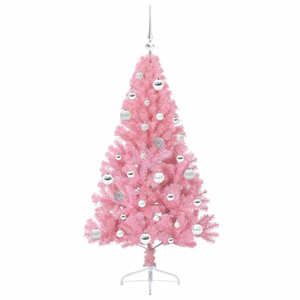 ComfortXL - Kit Complet Sapin de Noël Rose 150 cm Lumineux pour Intérieur et Extérieur Abrité – ComfortXL Outdoor Living - Image 4