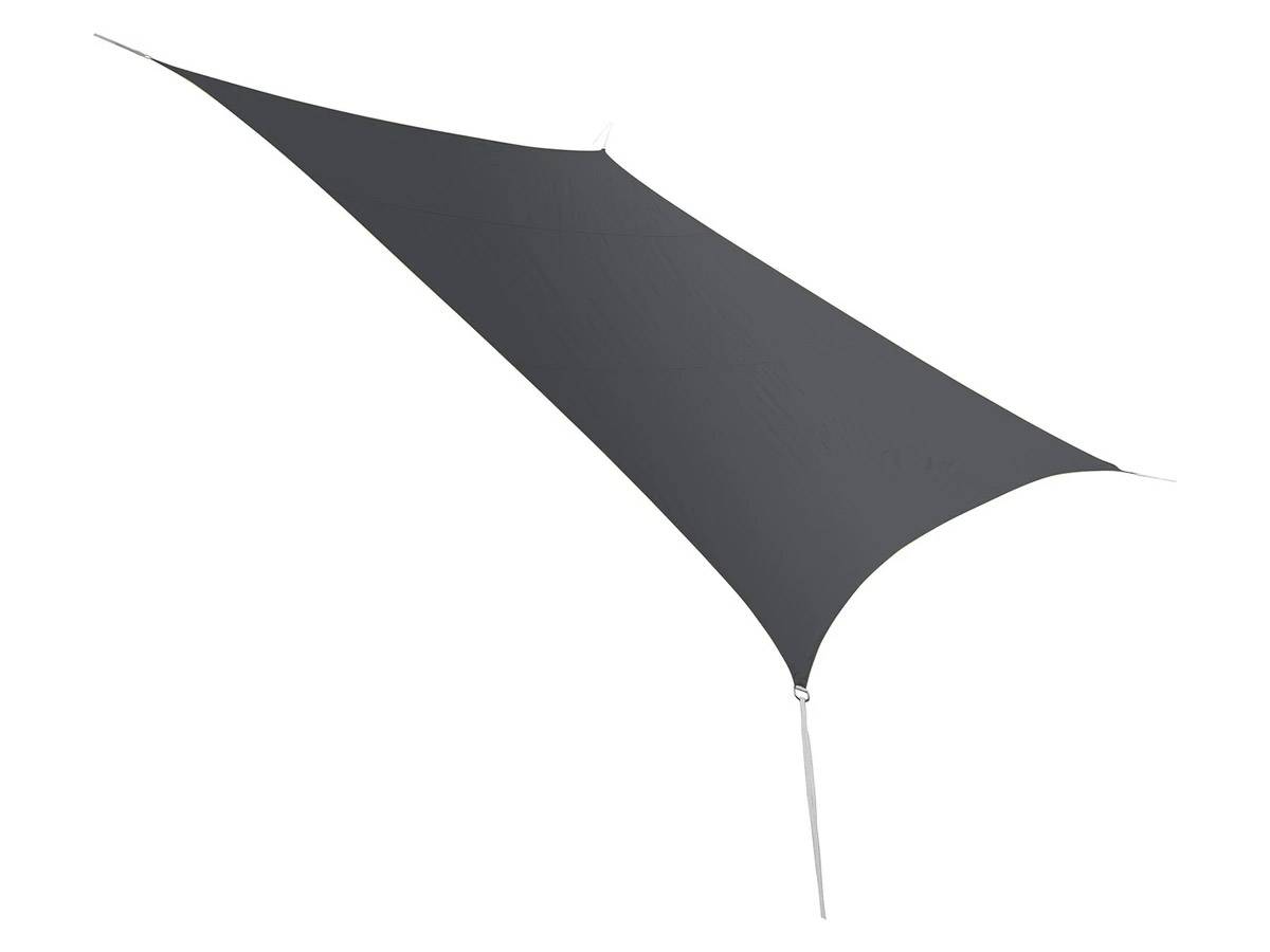 Voile d'ombrage rectangulaire SERENITY - 4,20 x 3,00 m - Ardoise - Jardiline - Image 1