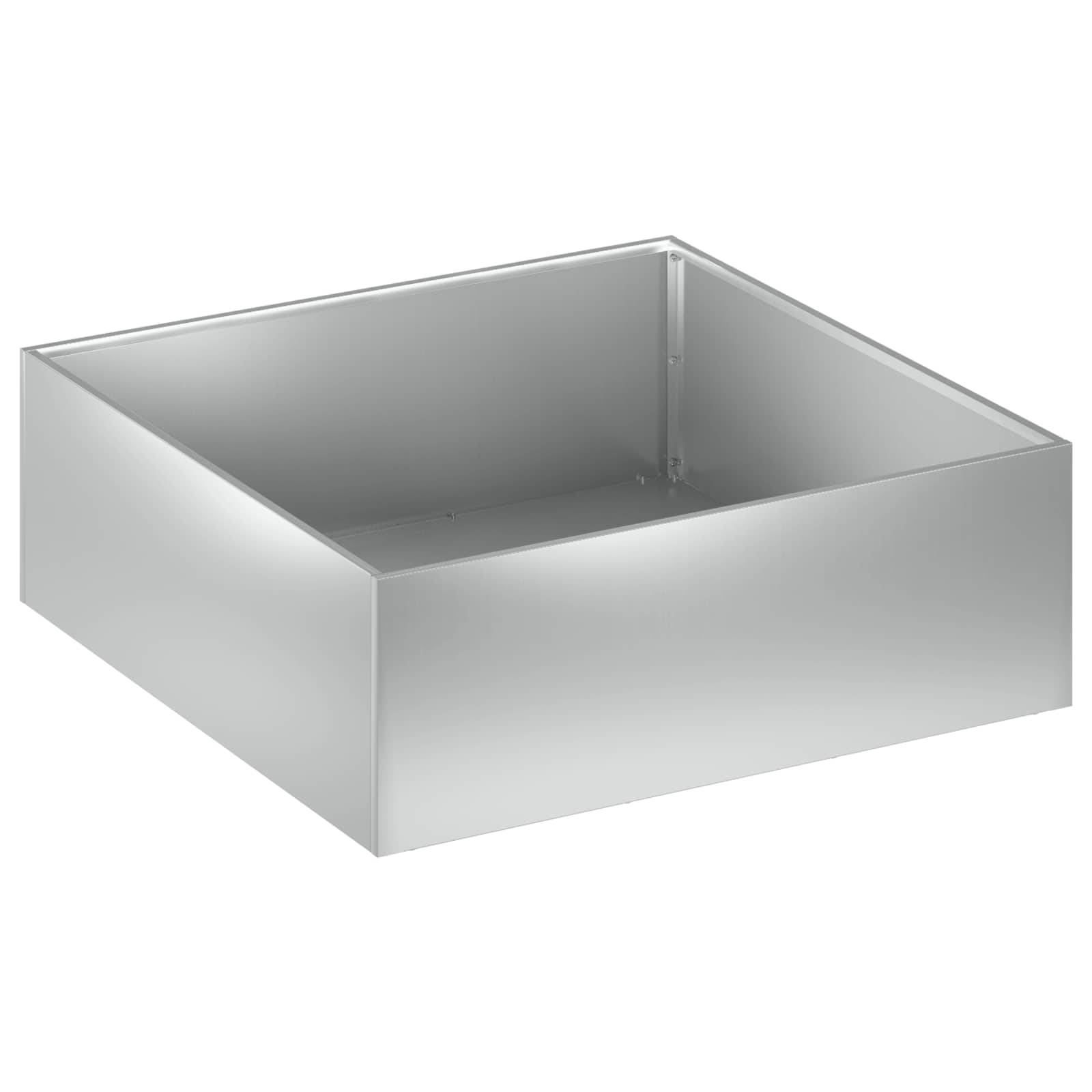 Vidaxl - Cache-pot de jardin 2 pc Argenté 40 x 40 x 20 cm vidaXL 8004991 - Image 4