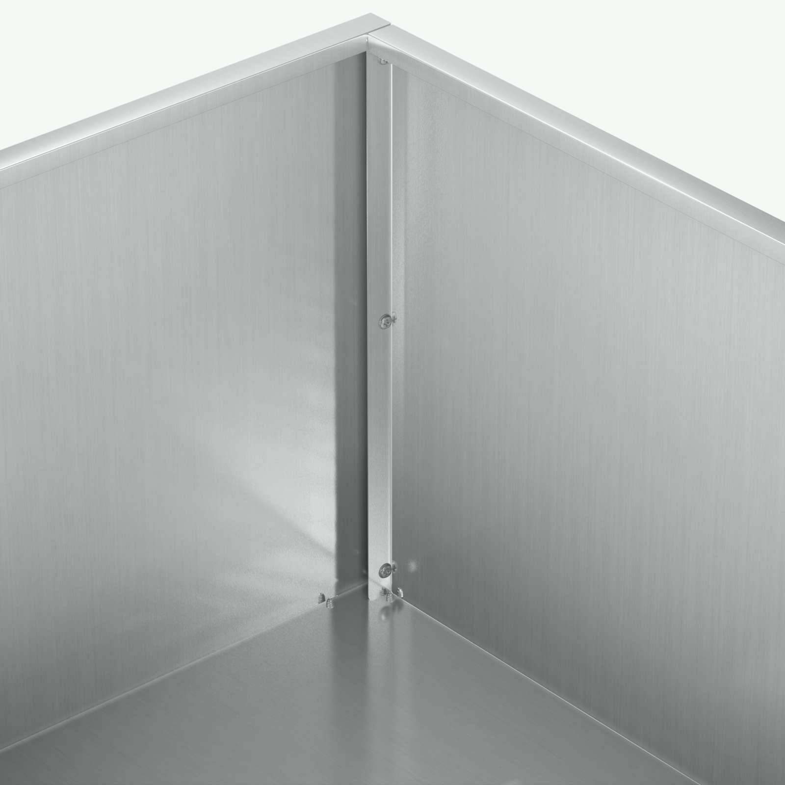 Vidaxl - Cache-pot de jardin 2 pc Argenté 40 x 40 x 20 cm vidaXL 8004991 - Image 7
