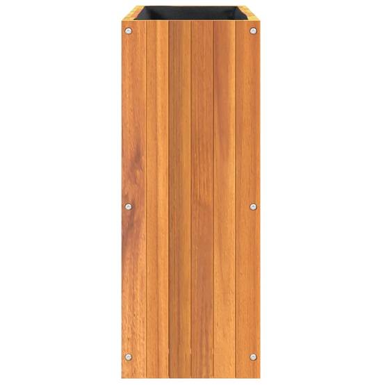 Jardinière bois d'acacia naturel 59 x 27.5 x 70 cm - PANGIVO - Image 6