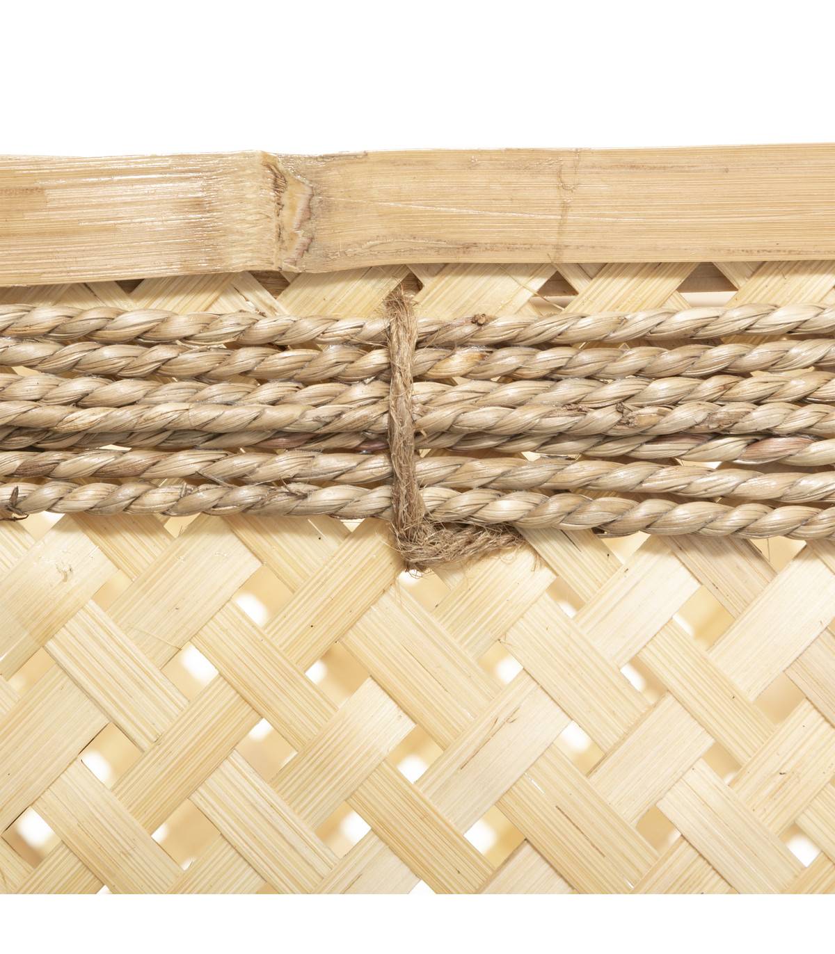 Set de 3 Paniers de rangement en Bambou et Roseau - Image 2