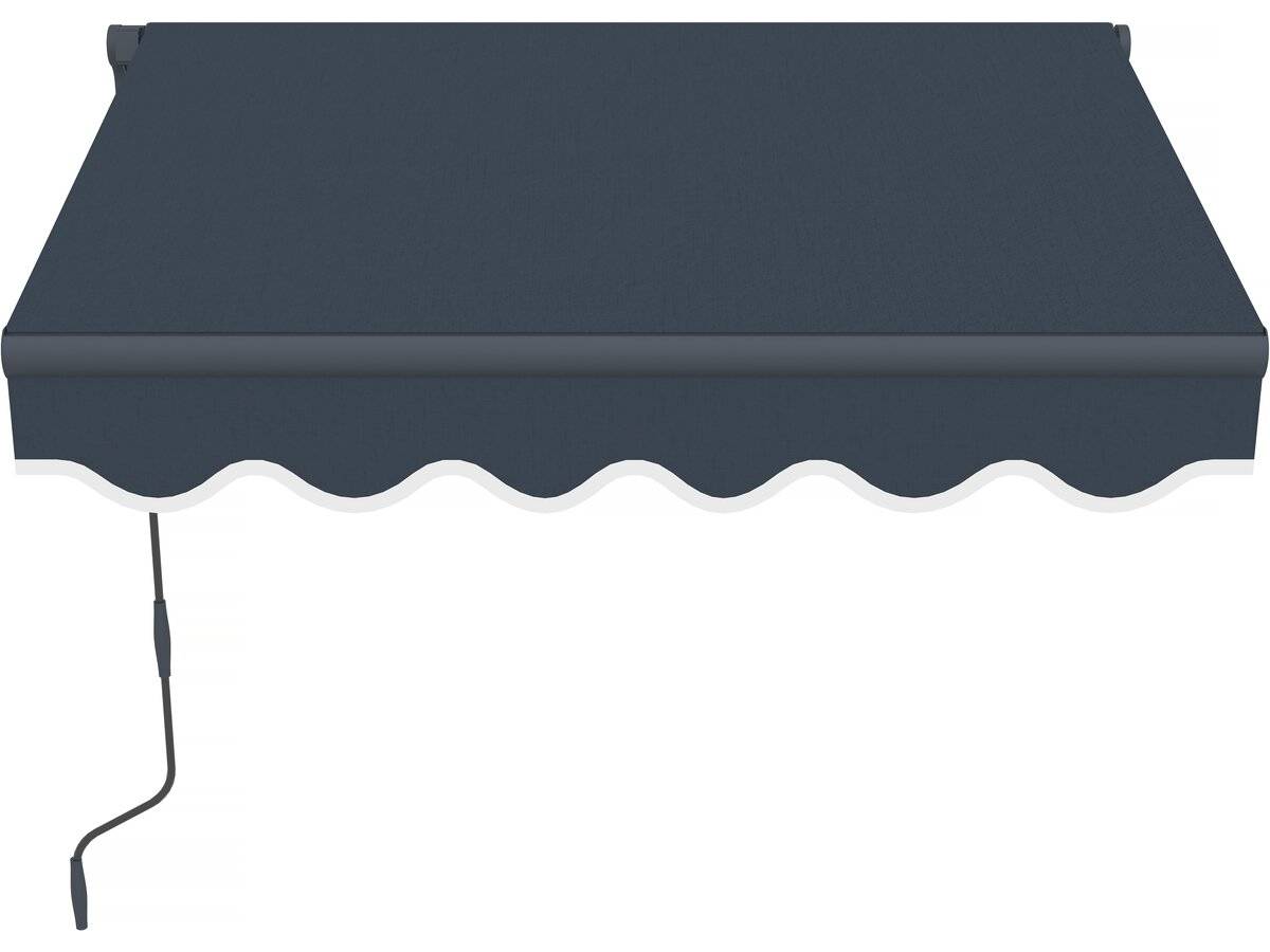 Store Banne En Aluminium  "ombra 1" - 160 X 120 Cm - Gris -habitat Et Jardin - Image 4