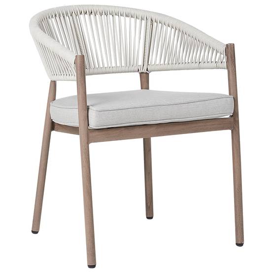 Chaise de jardin Aluminium Marron FLAVIA - Beliani - Image 6