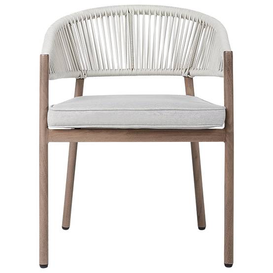 Chaise de jardin Aluminium Marron FLAVIA - Beliani - Image 7