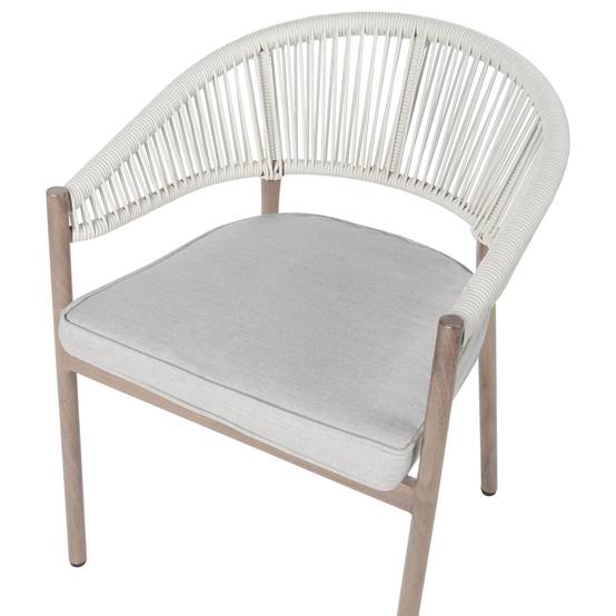 Chaise de jardin Aluminium Marron FLAVIA - Beliani - Image 9