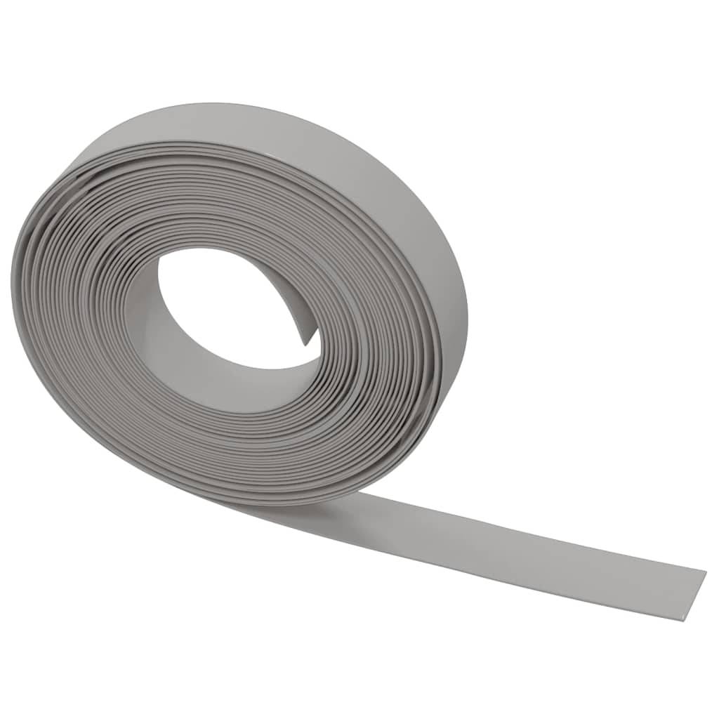 Bordure de jardin polyéthylène aménagement extérieur 10mx10cm gris - ComfortXL Outdoor Living - Image 4