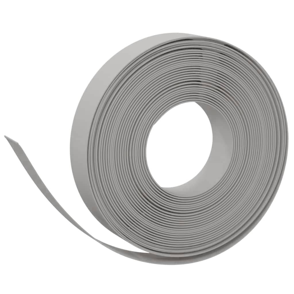 Bordure de jardin polyéthylène aménagement extérieur 10mx10cm gris - ComfortXL Outdoor Living - Image 3