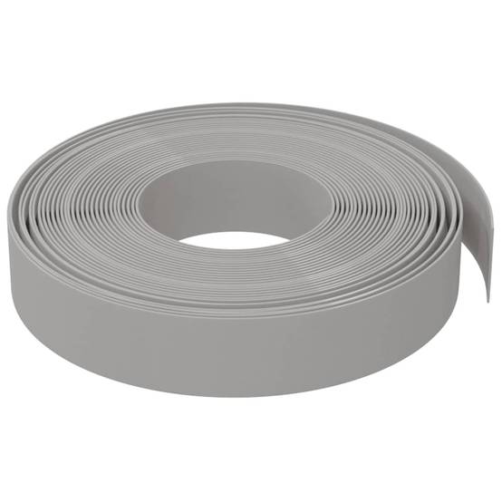 Bordure de jardin polyéthylène aménagement extérieur 10mx10cm gris - ComfortXL Outdoor Living - Image 5