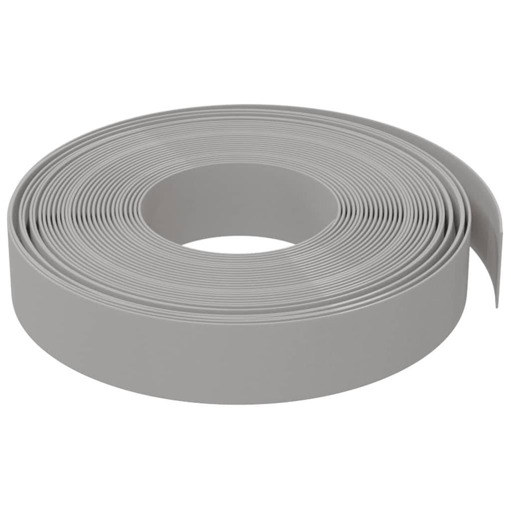 Bordure de jardin polyéthylène aménagement extérieur 10mx10cm gris - ComfortXL Outdoor Living - Image 5