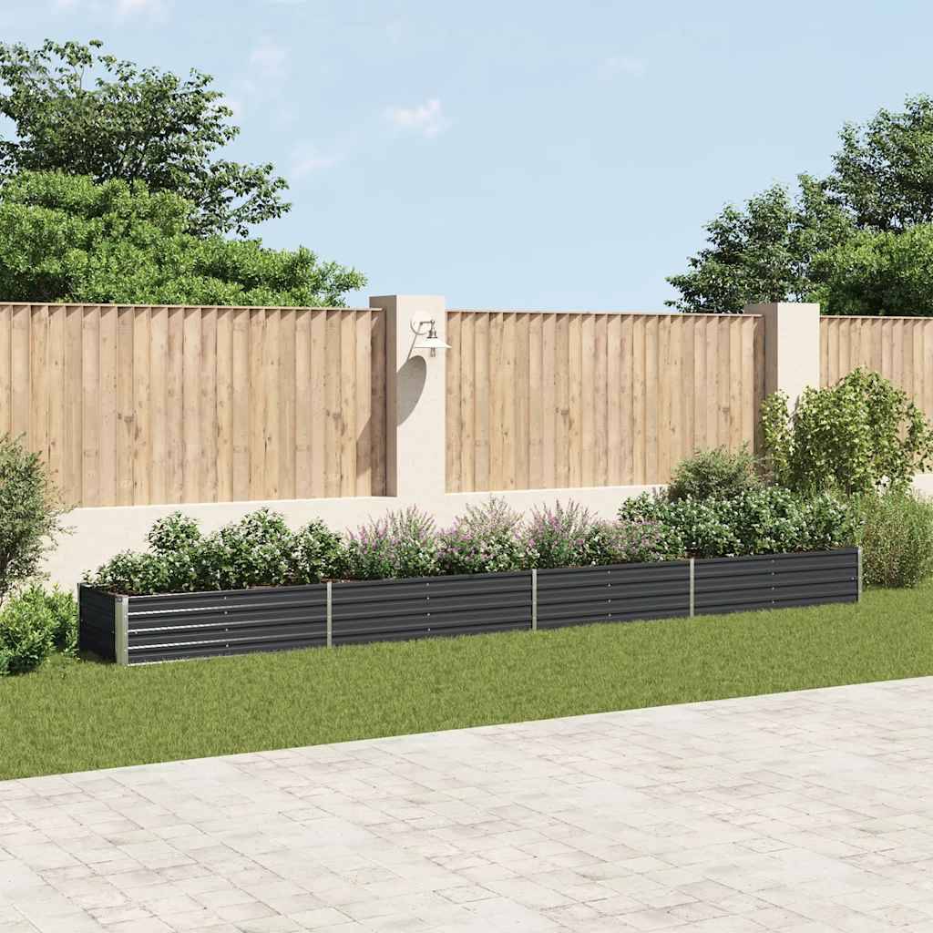 Prolenta Premium - Jardinière acier anthracite  600 x 80 x 45 cm  - Prolenta premium p378.3 - Image 2