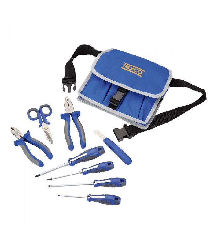 Set 9 outils dans housse en nylon ALYCO 101400 - Image 1