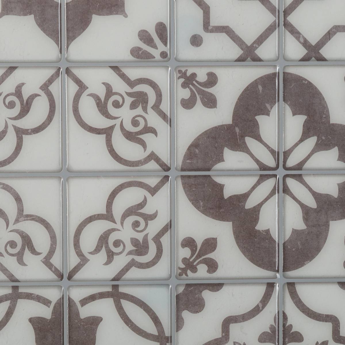 Atmosphera - Lot de 2 stickers carrelages carrelages gris - Atmosphera Créateur d'intérieur - Image 3