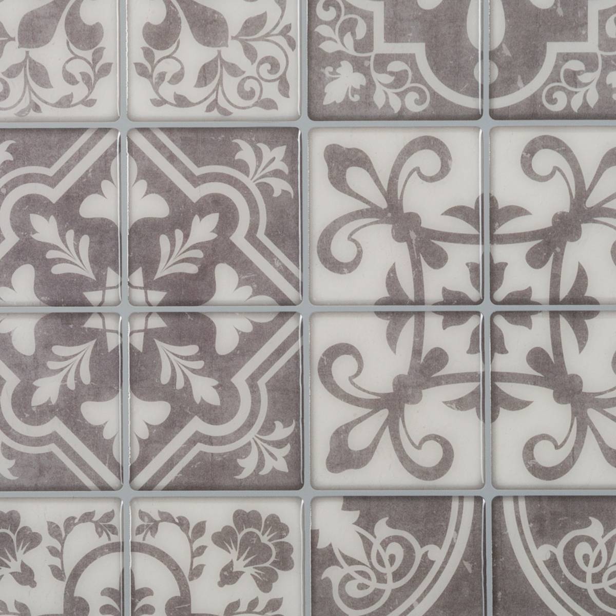 Atmosphera - Lot de 2 stickers carrelages carrelages gris - Atmosphera Créateur d'intérieur - Image 4