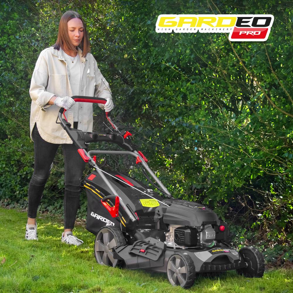 Gardeo Pro - Tondeuse thermique autotractée 170,1 cm³ avec coupe 50,8 cm, 2 lames mulching et éjection latérale – Gardéo Pro - Image 4