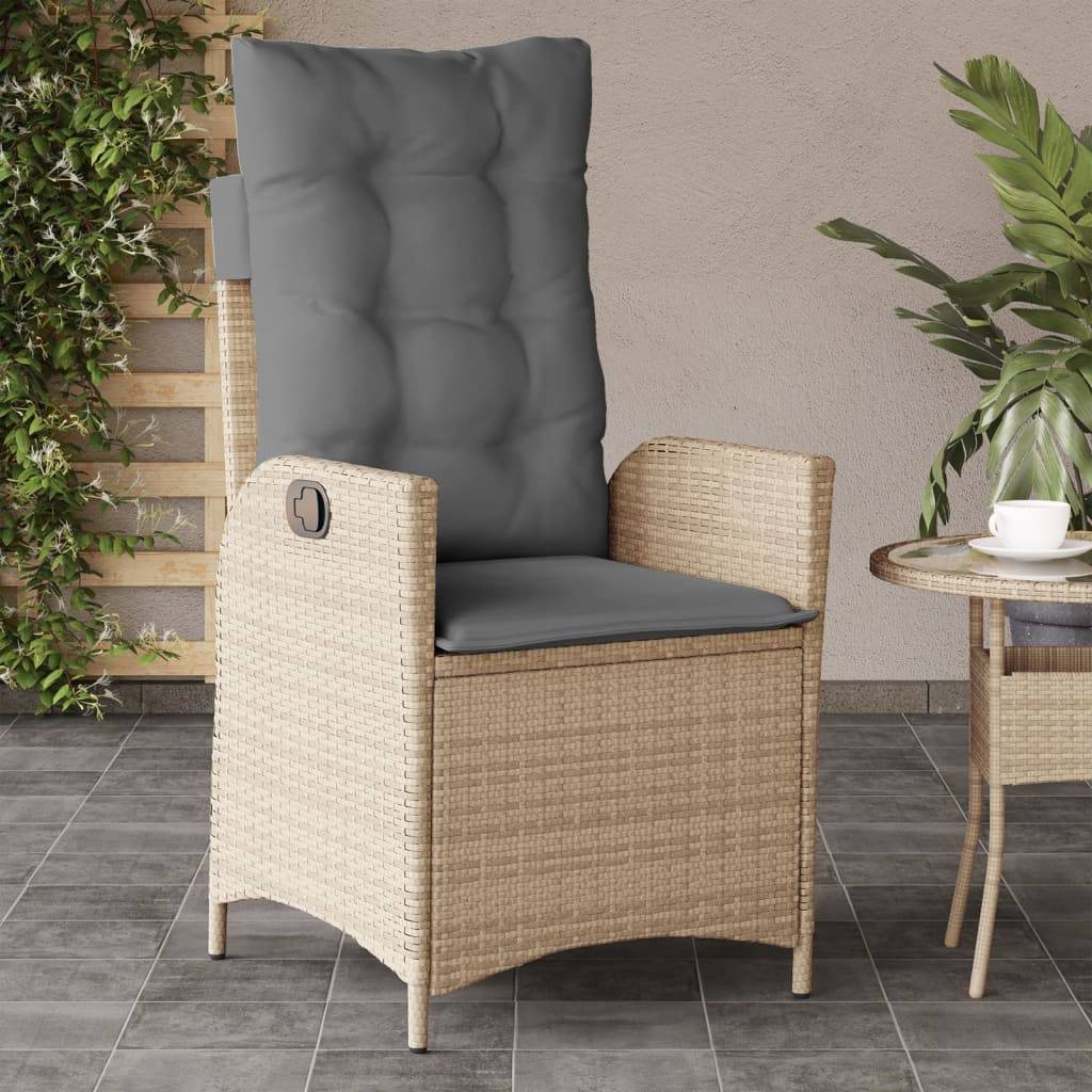 Prolenta Premium - Chaises de jardin rotin beige  57 x 61 x 93 cm  - Prolenta premium p367.1 - Image 2