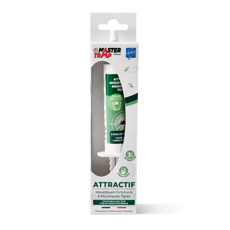 Master Trap - Attractant Anti-moustiques - MASTER TRAP BY FAVEX - Pour pièges Extérieurs Master Trap - Attractant Protection de 3 mois - 30 gr - Image 1