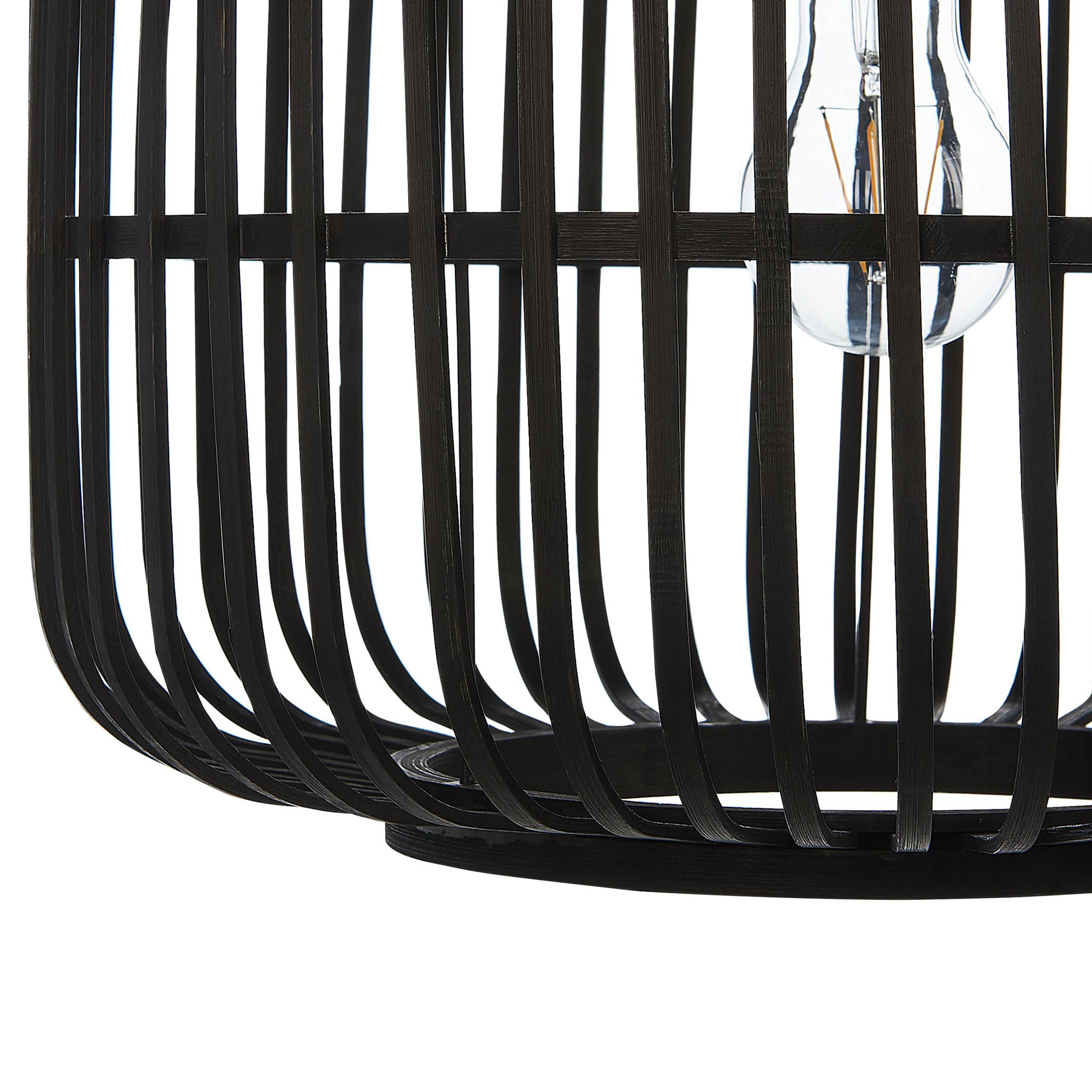 Beliani - Lampe suspension Bambou Noir MACHEKE - Beliani - Image 6