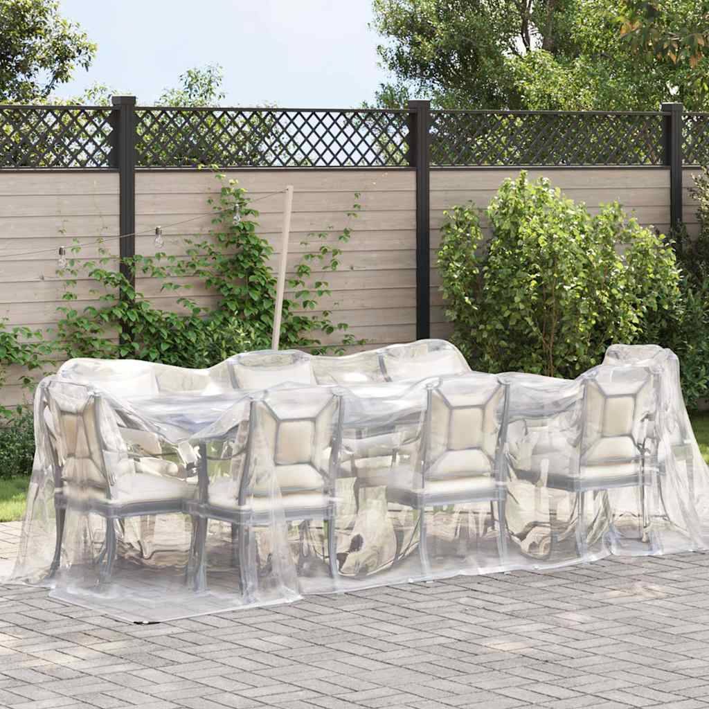 Toile Transparente Imperméable PE 140g/m² pour Abri Temporaire et Camping Transparent 2x6 m – ComfortXL Outdoor Living - Image 2