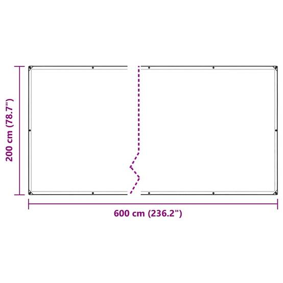 Toile Transparente Imperméable PE 140g/m² pour Abri Temporaire et Camping Transparent 2x6 m – ComfortXL Outdoor Living - Image 10