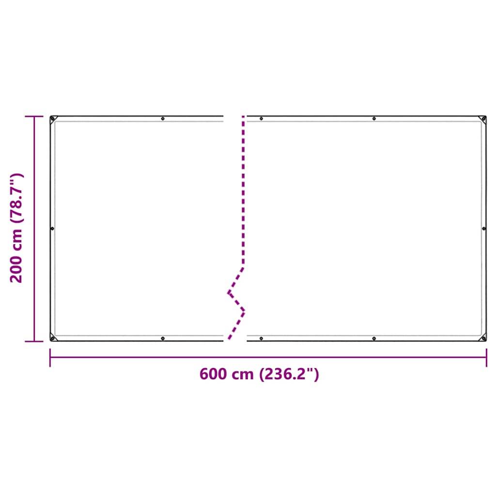 Toile Transparente Imperméable PE 140g/m² pour Abri Temporaire et Camping Transparent 2x6 m – ComfortXL Outdoor Living - Image 10