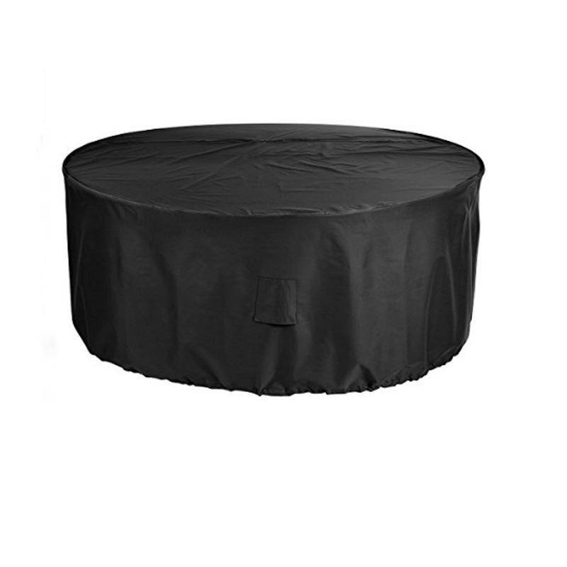 IntiMeg - Housse salon de jardin, Oxford Housse de Protection Salon de Jardin Housse Table Bâche Salon de Jardin Imperméable Résistant à la Vent , 148x60 cm - Image 1