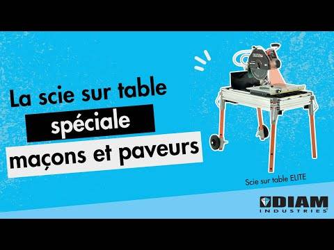 Scie sur table DIAM INDUSTRIES 2200 W - Ø 350 mm - ELITE80S - Image 6