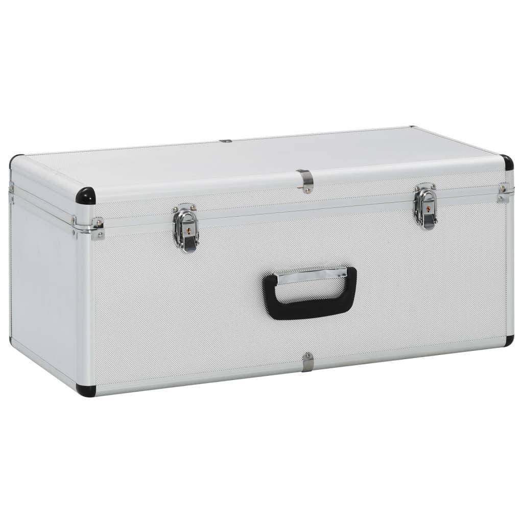 Helloshop26 - Boîtes de rangement 3 pièces argenté Aluminium - Image 3