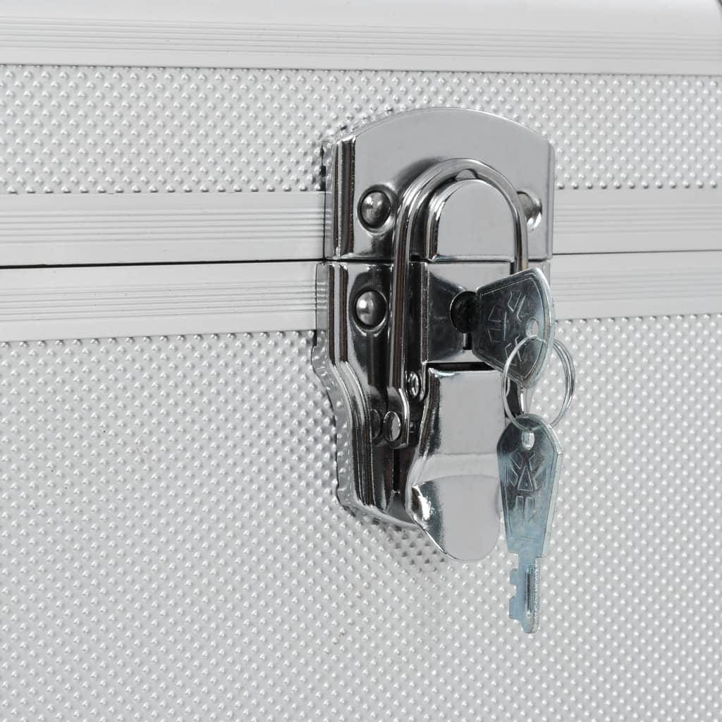 Helloshop26 - Boîtes de rangement 3 pièces argenté Aluminium - Image 9