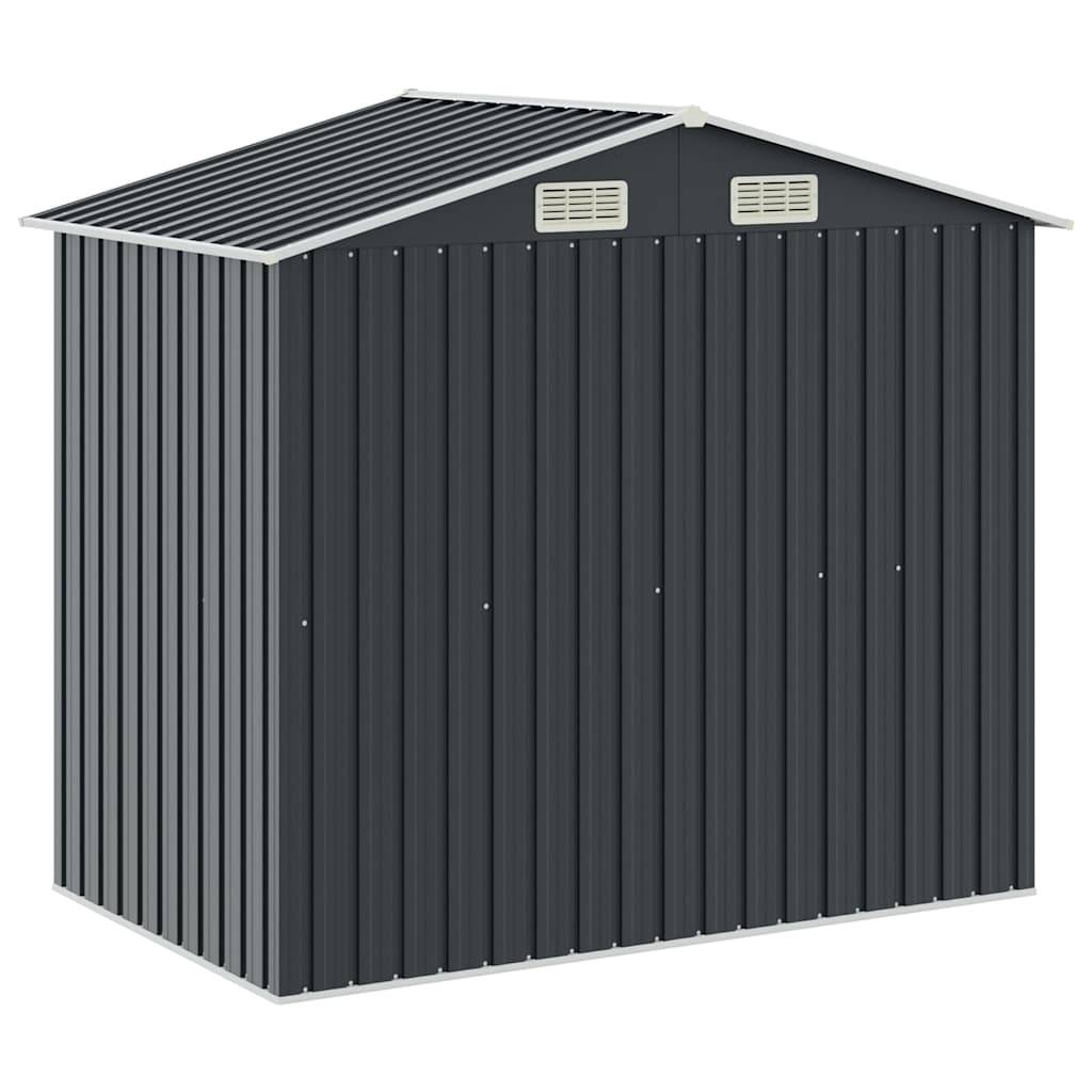Vidaxl - Abri de jardin avec étagère Anthracite 205x130x183 cm Fer vidaXL 47106 - Image 7